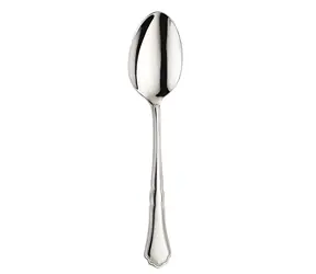 PINTI INOX Dezertní lžička Settecento stříbrná / Příbor / Nerezová ocel / 17 cm