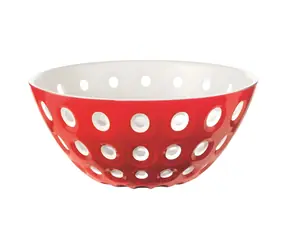 Guzzini LE MURRINE mísa červená, bílá / Mísa / Akrylát / 3 Color Tech / O 20 cm