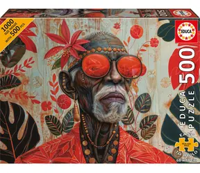 EDUCA Puzzle Tropický ochránce / 500 dílků / 68 x 48 cm