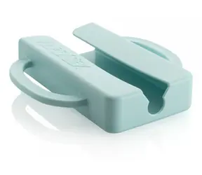 Kapsáček Držáček na dětskou kapsičku mint / Ochranný obal na kapsičku / do myčky / teplotní odolnost 270°C