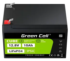 Green Cell LFPGC12V10AH / Baterie LiFePO4 / 12,8V / 10Ah / 128Wh