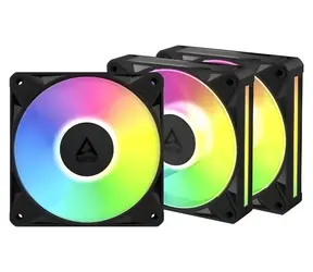 ARCTIC BioniX P12 A-RGB černá 3 ks / Ventilátor / 120 mm / A-RGB / Daisy-chain