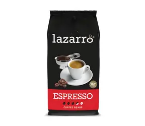 Lazarro Espresso 1 kg / Zrnková káva / Arabica & Robusta / Středně pražená