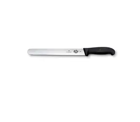 Victorinox Fibrox 36 cm černý / Plátkovací nůž / Nerezová ocel / Hladké ostří