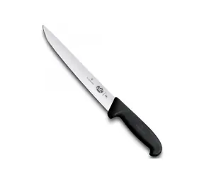Victorinox Fibrox černá / Vykrvovací nůž / 25 cm / hladké ostří