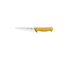 VICTORINOX Vykosťovací a vykrvovací nůž Swibo oranžová / 18 cm / Hladké ostří
