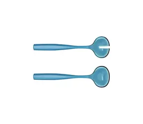 Guzzini DOLCEVITA tyrkysová / Salátový příbor / bioplast / 28 cm