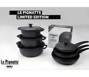 Risoli LE PIGNATTE / Hrnec s poklicí / litý hliník / nepřilnavý povrch / 28 cm / 4,5 l / indukce