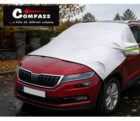 Compass ICE SUV / Clona na čelní sklo / 230 x 150 cm / Proti námraze a slunci / SUV a větší vozy
