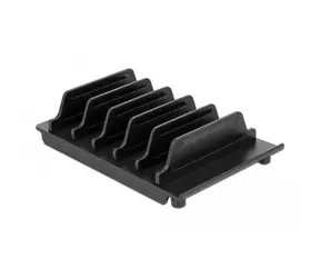 Delock stojan pro 6 tabletů nebo smartphonů černý / Stojan / plast / 145x95x35 mm
