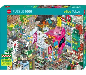 HEYE Puzzle Pixorama: Tokijské pátrání / 1000 dílků / 70 x 50 cm