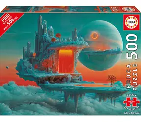 EDUCA Puzzle Planeta ohně a ledu / 500 dílků