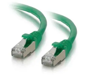 Mercodan síťový kabel CAT6A S/FTP zelená / Síťový kabel / CAT6A / S/FTP / 10 Gbit/s / 10 m