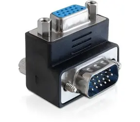 Mercodan Úhlový VGA adaptér černá / Adaptér / VGA