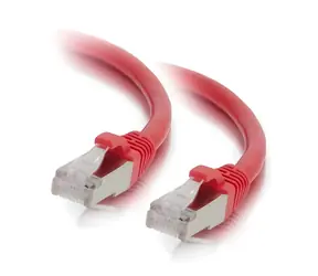 Mercodan Patch kabel Cat6a S/FTP červená / Patch kabel / 2 m