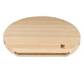 Kai SHUN DM-0818 / Prkénko / hinoki cypřišové dřevo / oboustranné typ D s drážkou / 36 x 33 x 2,5 cm
