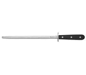 WÜSTHOF CLASSIC Ocílka kulatá 26 cm / černá plastová rukojeť / pro péči o nože
