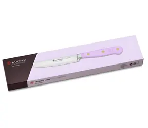 WÜSTHOF CLASSIC COLOUR Nůž na steaky Purple Yam / Délka čepele 12 cm / Ocel X50CrMoV15, 58 HRC / PEtec broušení
