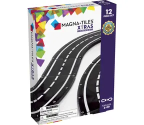MAGNA-TILES Magnetická stavebnice Xtras Roads / 12 dílků