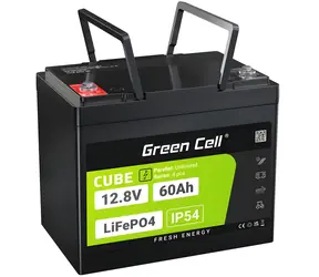 Green Cell LFPGC12V60AH / Baterie LiFePO4 / 12,8V / 60Ah / 768Wh