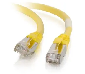 Mercodan Cat6a S/FTP žlutá / Patch kabel / RJ-45 / 15 m
