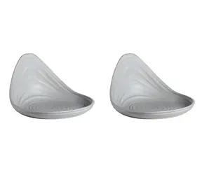 Guzzini SNACK DISHES talířky na jednohubky kávové / Sada talířků / 2 ks / 100% recyklovaný plast / 12,3 x 12 x 7,3 cm