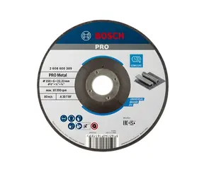 BOSCH Brusný kotouč na kov 150x22,23 mm / Brusný kotouč / na ocel / tloušťka 6 mm