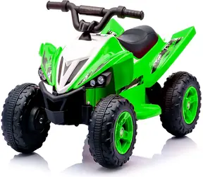 CHIPOLINO Elektrické vozítko Čtyřkolka ATV Kids Rider zelená / 2× motor 380 / Li-ion 11,1V/3Ah / do 5 km/h