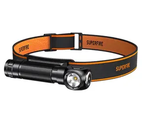 Superfire TH04 / Čelovka / 600 lm / dosah 127 m / USB-C / IP44 / 5 režimů
