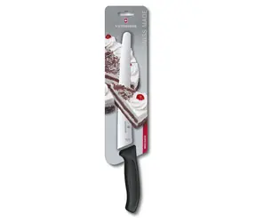 Victorinox Swiss Classic černá / Cukrářský nůž / 26 cm / zoubkované ostří