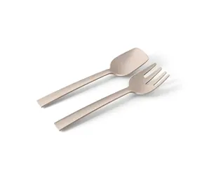 BLIMPLUS Příbor na servírování salátu Paestum Moka Grey / 29 cm / bez BPA / myčka