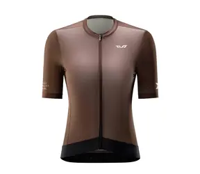 Rockbros 15110007004 hnědá / Dámský cyklistický dres / Krátký rukáv / velikost M