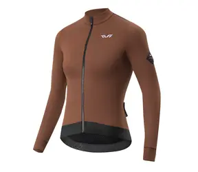 Rockbros YDWT006 hnědá / Dámský cyklistický dres / zateplený / podzim-zima / velikost S