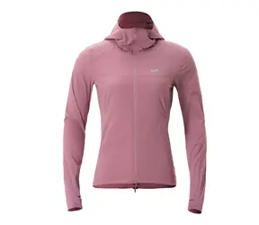 Rockbros YPW079 růžová / Dámská cyklistická bunda / s kapucí / velikost M