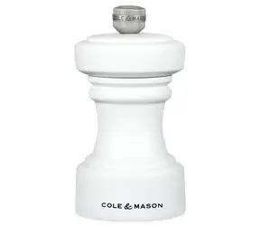 Cole&Mason Hoxton White Wood / Mlýnek na pepř / bukové dřevo / výška 10,4 cm