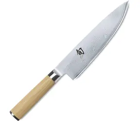 Kai SHUN CLASSIC WHITE 20 cm / Kuchařský nůž / Damašková ocel / VG-MAX jádro / 61 HRC
