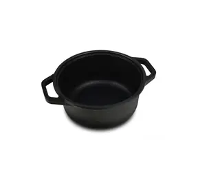 Risoli BLACKPLUS / Hrnec s poklicí / 20 cm / 2,25 l / litý hliník / indukce