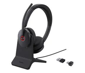 Yealink BH74 UC černá / Bezdrátový headset / On-ear / ANC / Bluetooth 5.3 / nabíjecí stojánek / USB-C/A