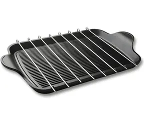 Risoli EXPLORA 47x26 cm / Grilovací pánev / Litý hliník 8 mm / Ecocast3 povrch