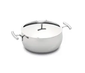 Silampos YUMI / Kastrol s poklicí / 28 cm / 6,8 l / nerezová ocel / indukce