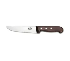 Victorinox Wood 16 cm / Řeznický nůž / Nerezová ocel / Dřevěná rukojeť