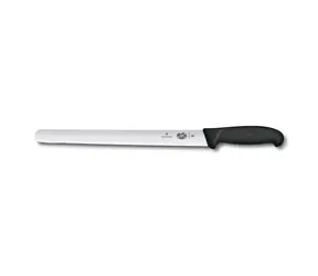 Victorinox Fibrox 30 cm černá / Plátkovací nůž / Hladké ostří / Fibrox rukojeť