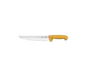 Victorinox Swibo Řeznický nůž oranžový / Řeznický nůž / 24 cm / hladké ostří / SB