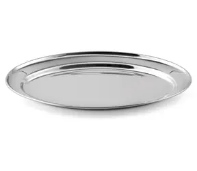 Weis Servírovací podnos oválný 30 cm / Podnos / Nerezová ocel / 30 x 20,5 cm