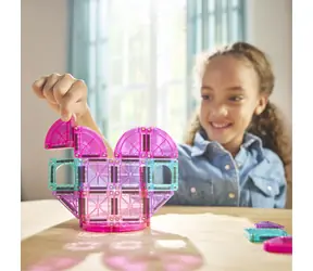 MAGNA-TILES Magnetická stavebnice microMAGS Heart to Heart / Cestovní sada / 26 dílků