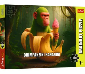 TREFL Puzzle BrainRots: Chimpanzini Bananini / 200 dílků / 48 x 34 cm