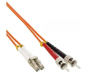 Mercodan LC-ST / Optický patch kabel / Multimode 50/125 OM2 / Duplex