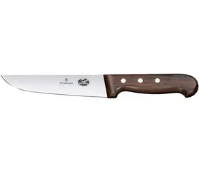Victorinox Wood 14 cm / Řeznický nůž / Nerezová ocel / Dřevěná rukojeť