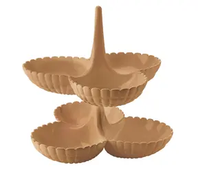 Guzzini Tiffany sada 2 servírovacích stojánků terakota / Servírovací stojánek / 25x23,5x15,5 cm / akrylát / 2 ks