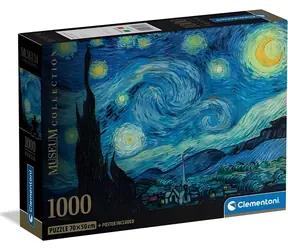 CLEMENTONI Puzzle Museum Collection: Hvězdná noc (8005125370658) / 1000 dílků / od 14 let